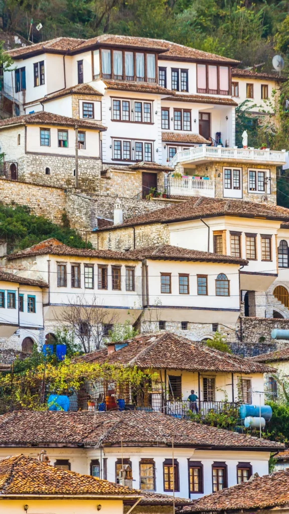 Berat - miasto tysiąca okien, Albania