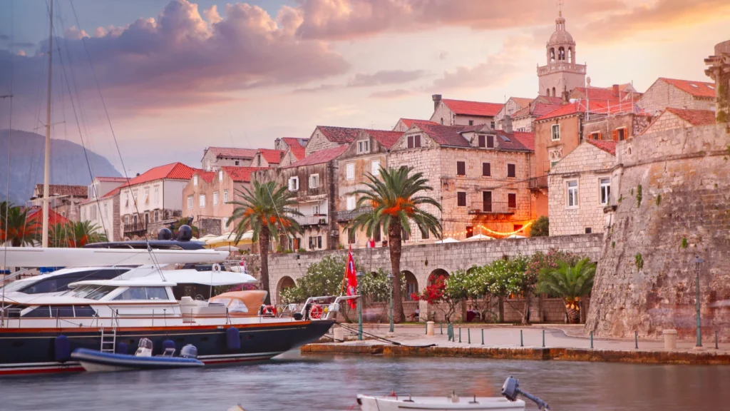 Średniowieczne miasto Korčula, Chorwacja